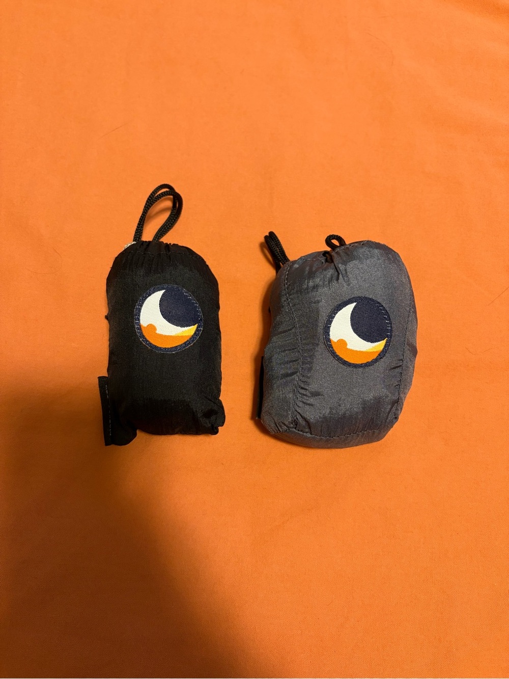 Packable tote and backpack - Black and Gray